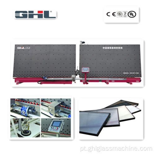 Robô de selagem de selante CNC para vidro isolante